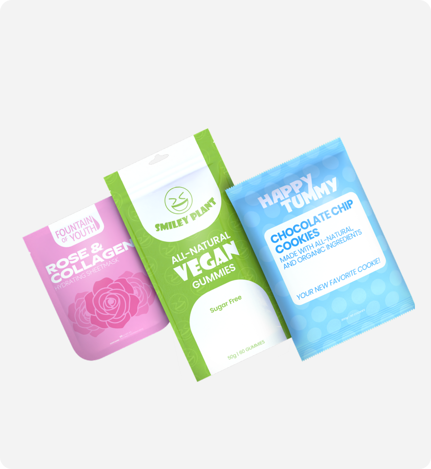 Lay Flat Pouches 